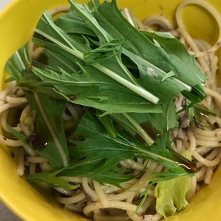 イワシと梅の冷製パスタ！